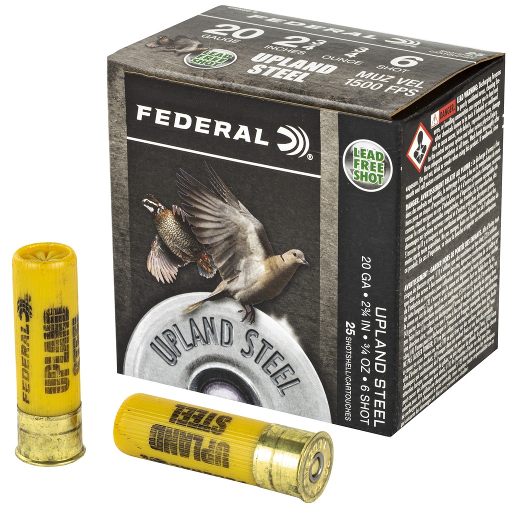 Federal FED UPLND STL 20GA 2.75" #6 25/250