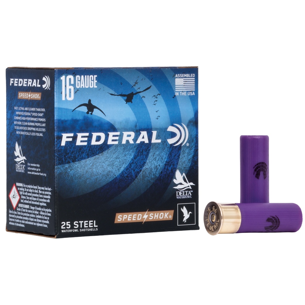 Federal FED SPEED SHOK 16GA 2.75" #4 25/250