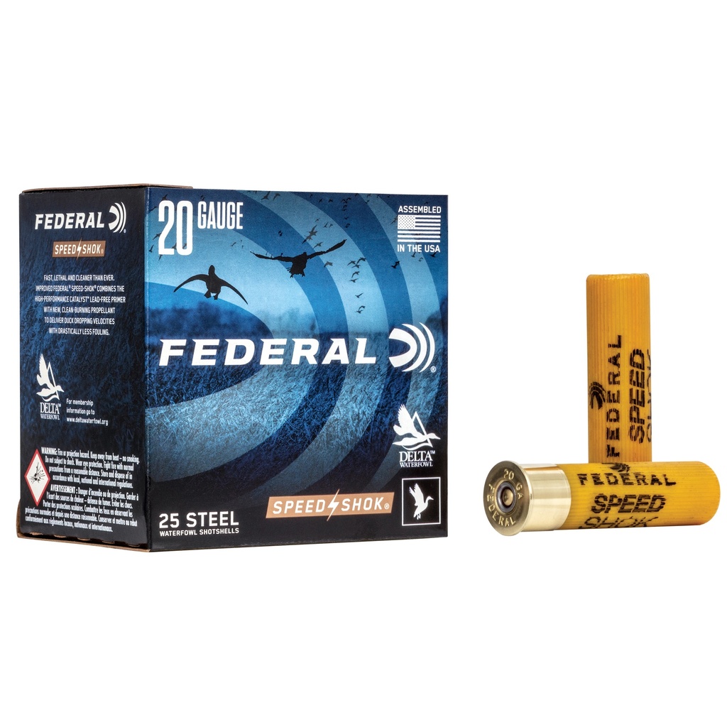 Federal FED SPEED SHOK 20GA 3" #3 25/250