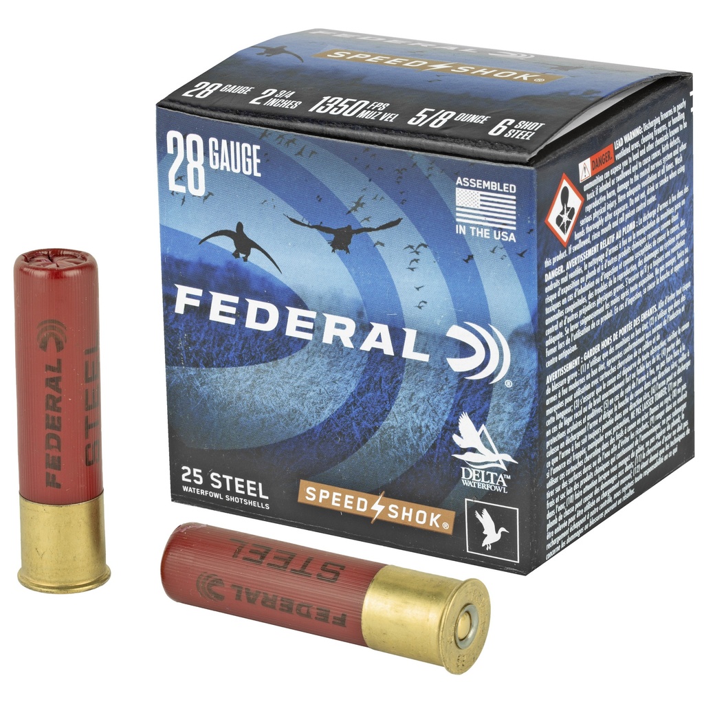 Federal FED SPEED-SHOK STEEL 28GA 2 3/4 # 6