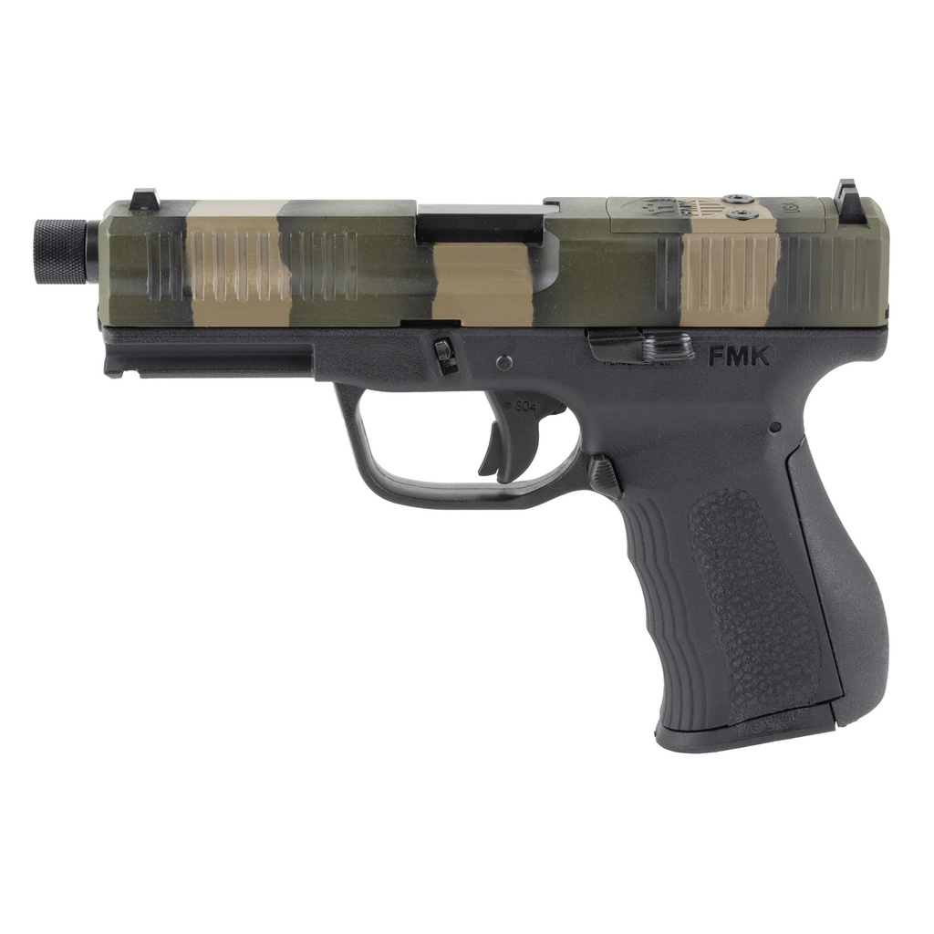 FMK G3 9MM 4.5" 17RD BLACK/CAMO THREADED BARREL