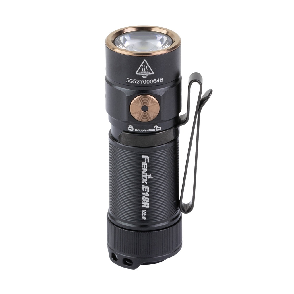 FENIX E18R V2 RCHRGBLE 1200LUM BLACK