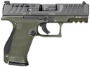 Walther Arms PDP 9MM COMPACT 4" BLACK/GREEN OR 15+1