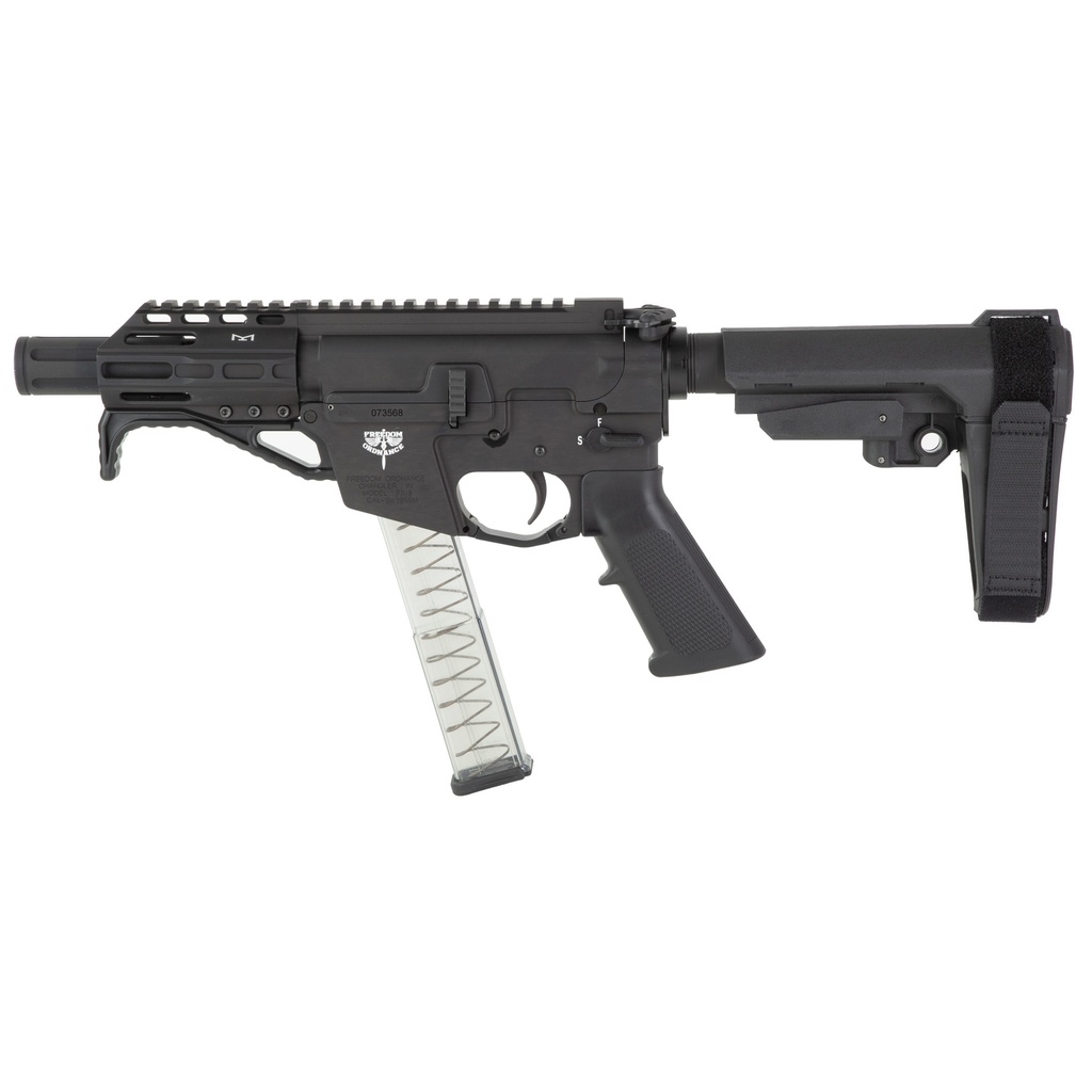 Freedom Ordnance FRD ORD FX9 SBA3 9MM 4" 32RD BLACK