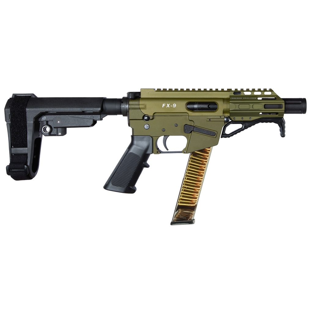 Freedom Ordnance FRD ORD FX9 SBA3 9MM 4" 32RD ODG