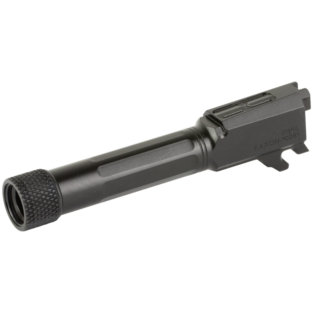 FAXON MATCH BARREL P365 SFLT BLACK THREADED