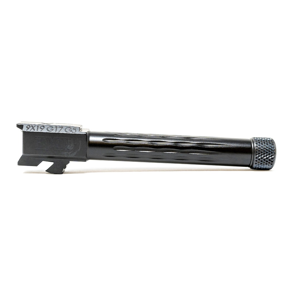 FAXON MATCH BARREL FOR G17 G5 FF BLACK THREADED
