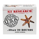 G2 Research G2R CIVIC DUTY 40S&W 122GR 20/500