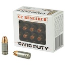 G2 Research G2R CIVIC DUTY 9MM 94GR 20/500