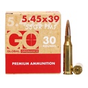 Global Ordnance GO 5.45X39MM 55GR FMJ BRASS 30/1350