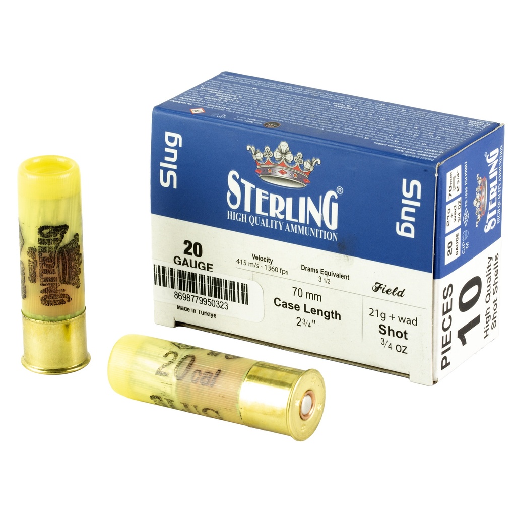 STERLING BIG GAME 20GA SLUG 10/200