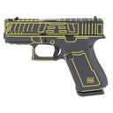 GLOCK 43X 9MM 10RD OUTLANDER YELLOW
