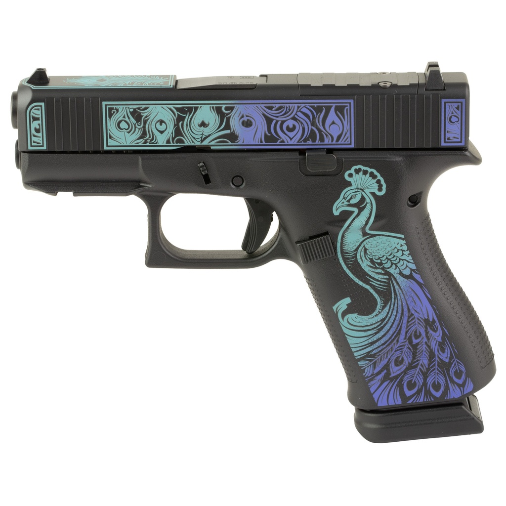 GLOCK 43X 9MM 15RD FS PEACOCK