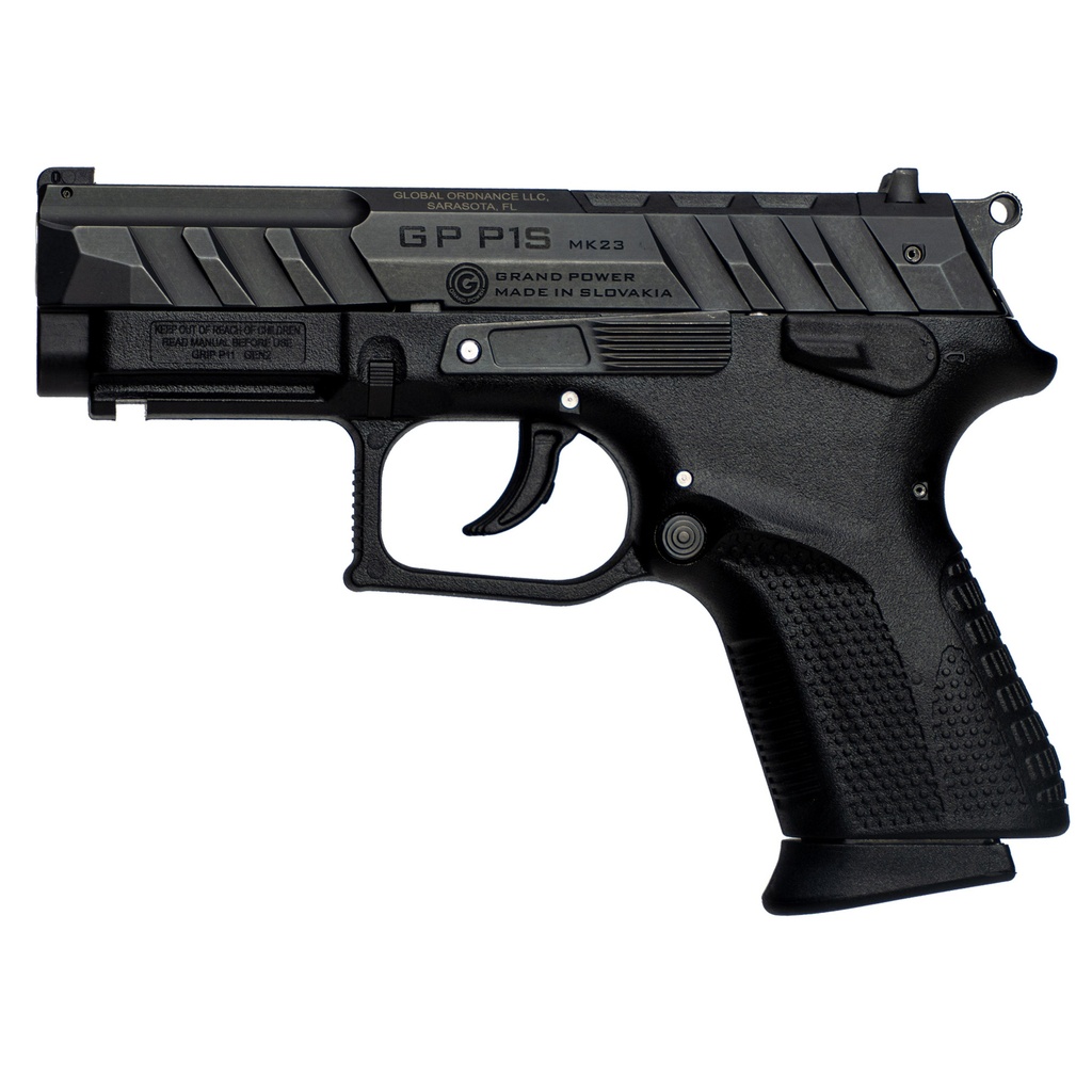 Grand Power GPWR P1S 9MM MK23 3.66" 12RD BLACK