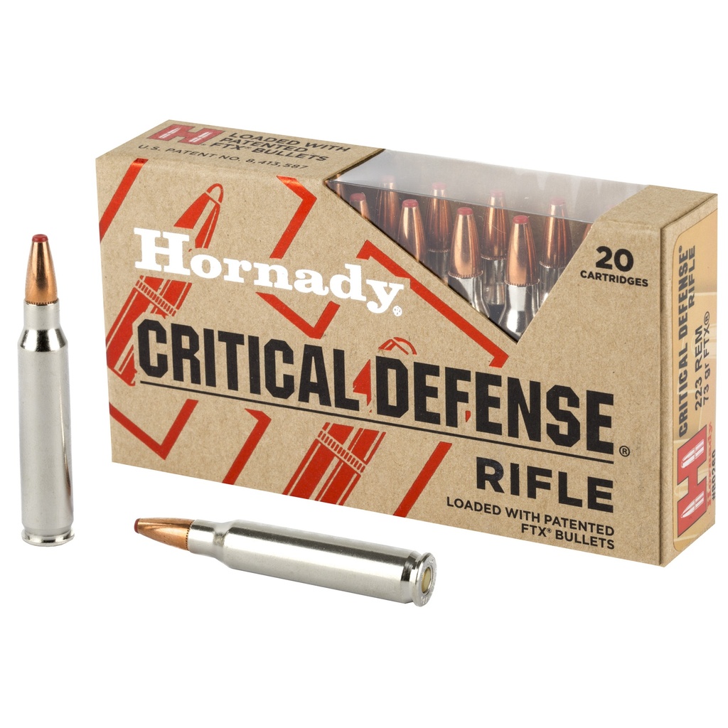 Hornady HRNDY CD 223REM 73GR FTX 20/200