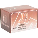 Hornady HRNDY 223REM 55GR FMJ 50/500