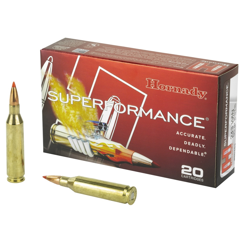 Hornady HRNDY SF 243WIN 95GR SST 20/200