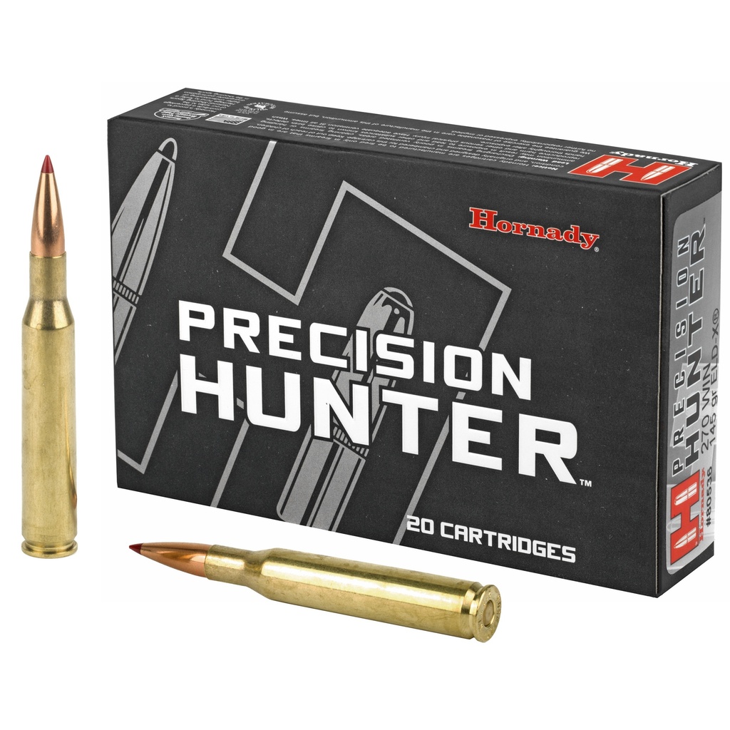 Hornady HRNDY PH 270WIN 145GR ELD-X 20/200