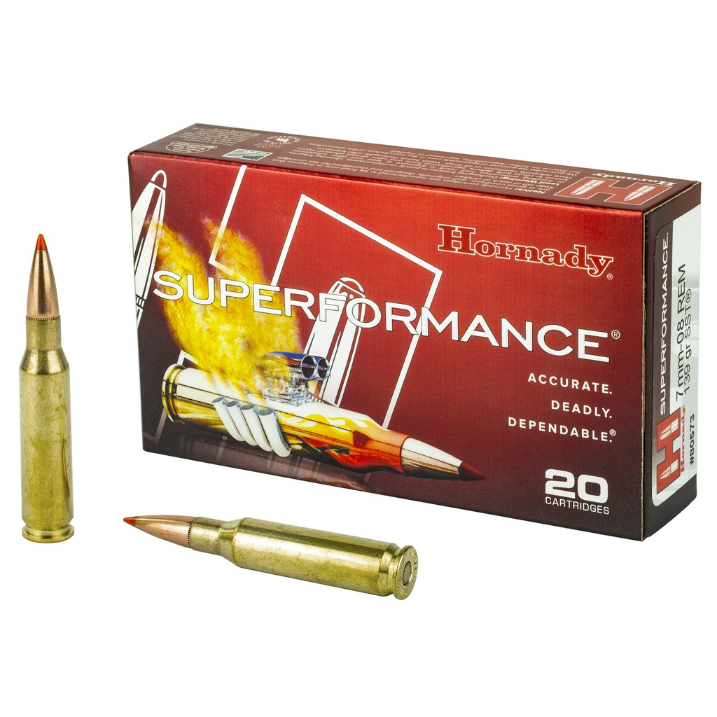 Hornady HRNDY SF 7MM-08 139GR SST 20/200