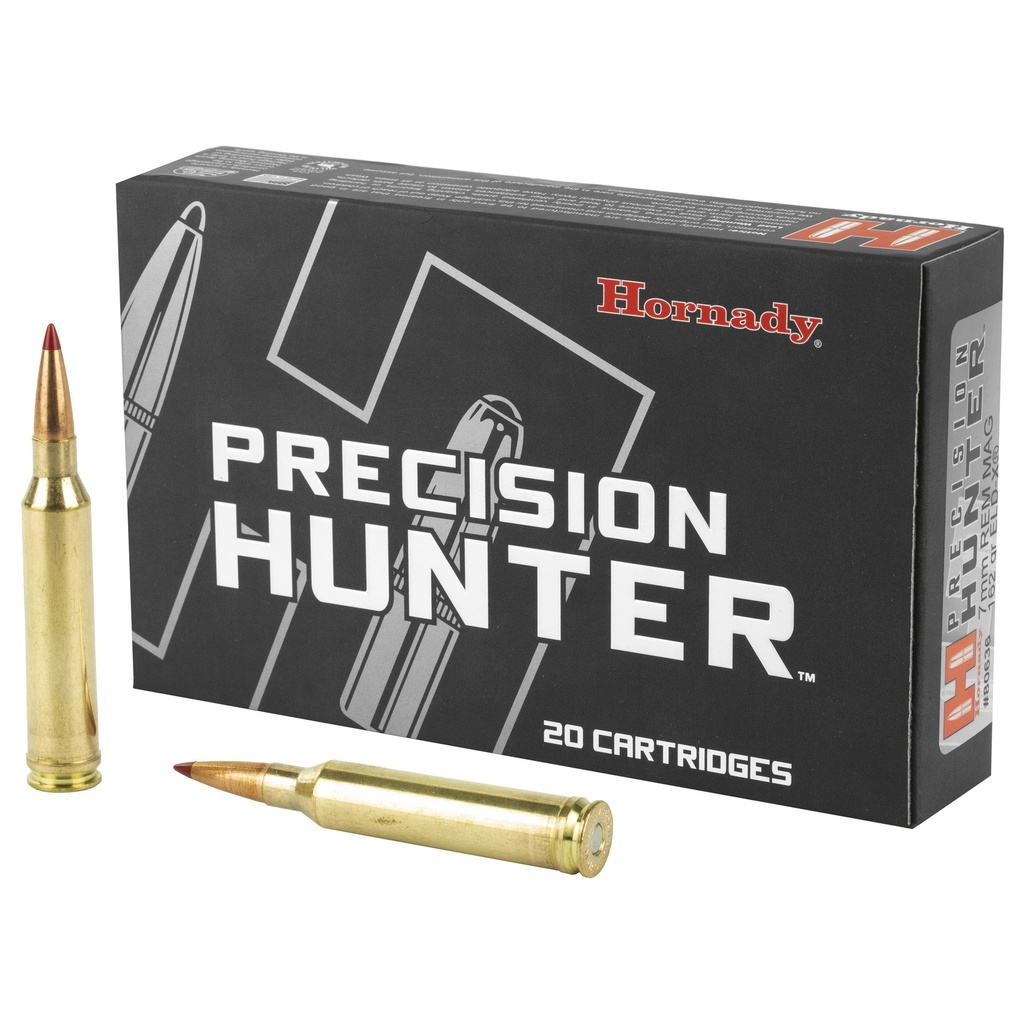 Hornady HRNDY PH 7MM MAG 162GR ELD-X 20/200