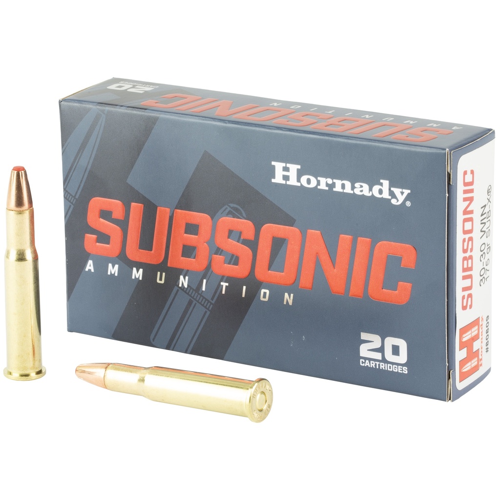 Hornady HRNDY 30-30 WIN 175GR SUB-X 20/200
