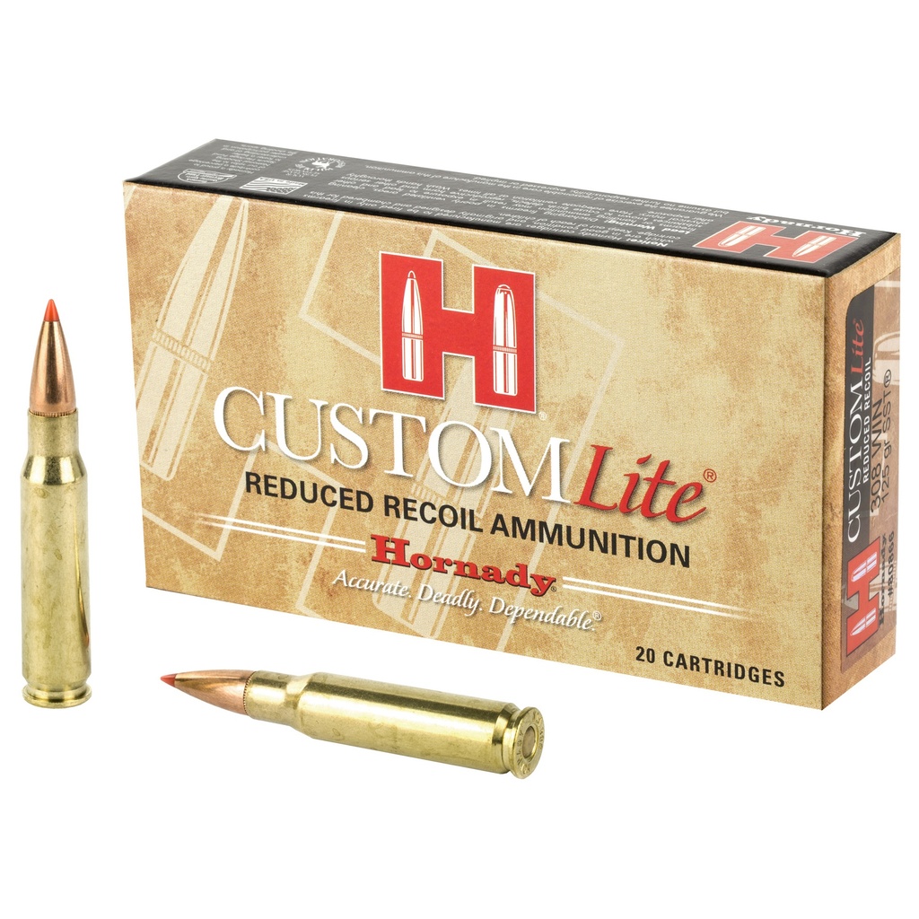 Hornady HRNDY CL 308WIN 125GR SST LT 20/200