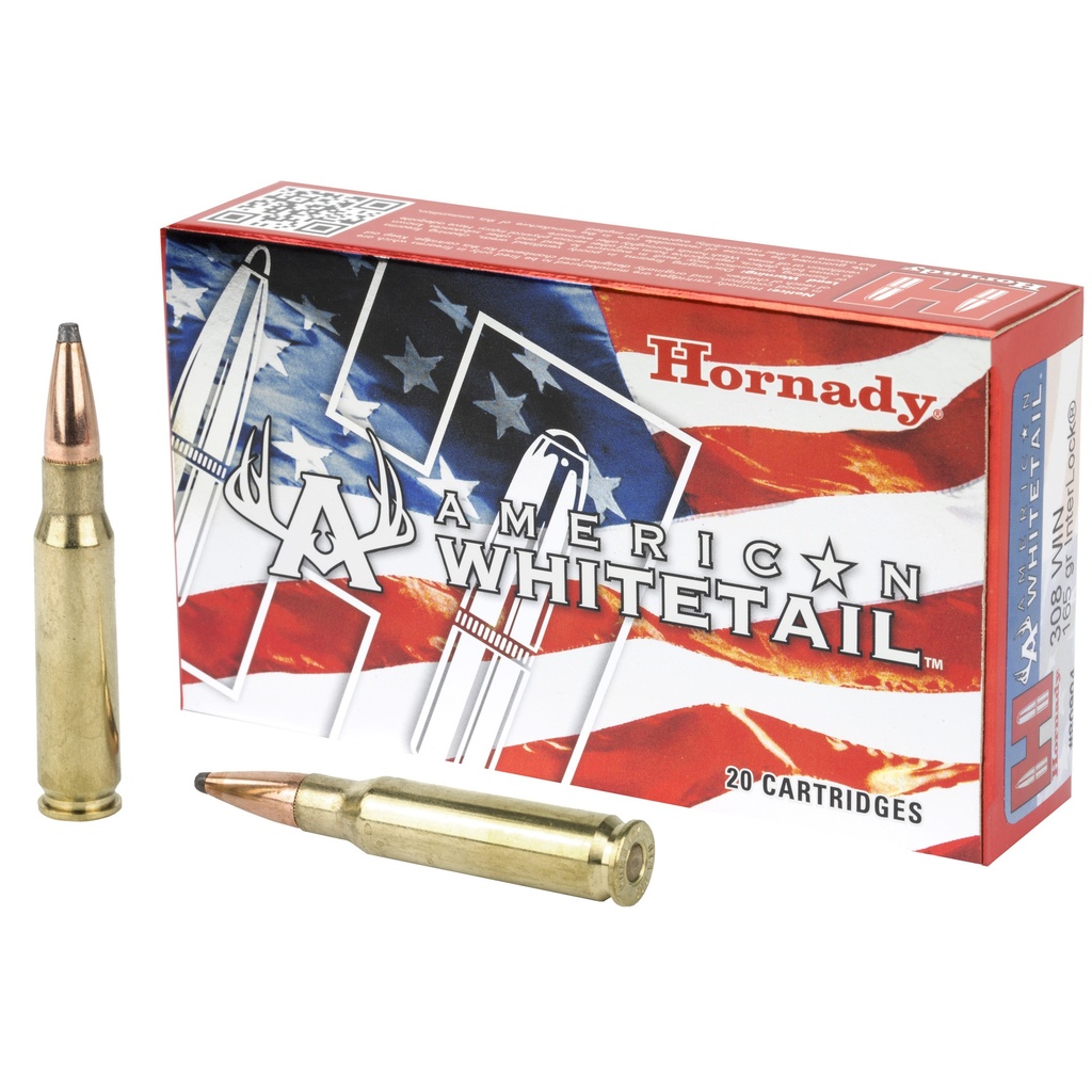 Hornady HRNDY AW 308WIN 165GR INT 20/200