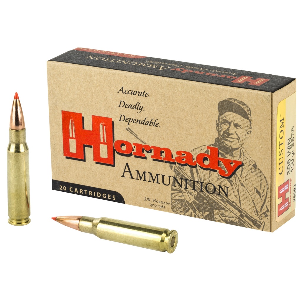 Hornady HRNDY 308WIN 150GR SST 20/200