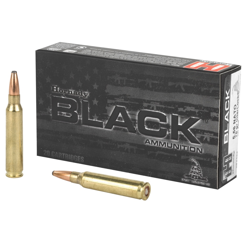 Hornady HRNDY BLACK 556NATO 75GR SBR 20/200