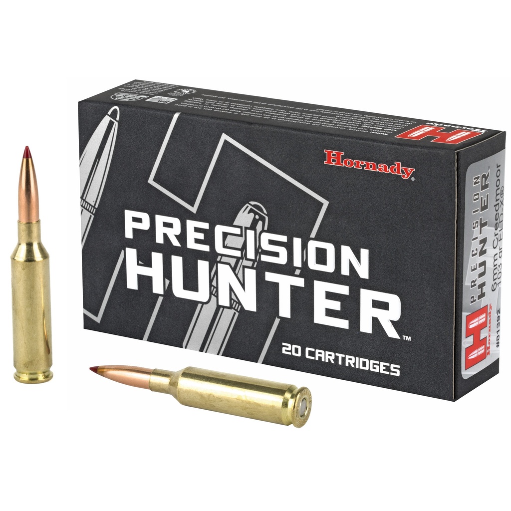 Hornady HRNDY PH 6MM CM 103GR ELD-M 20/200