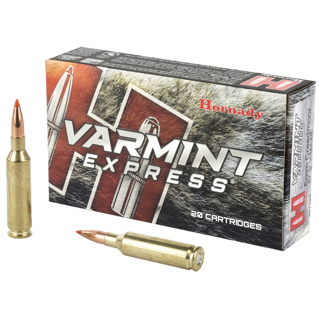Hornady HRNDY 6MM CM 87GR VMAX 20/200