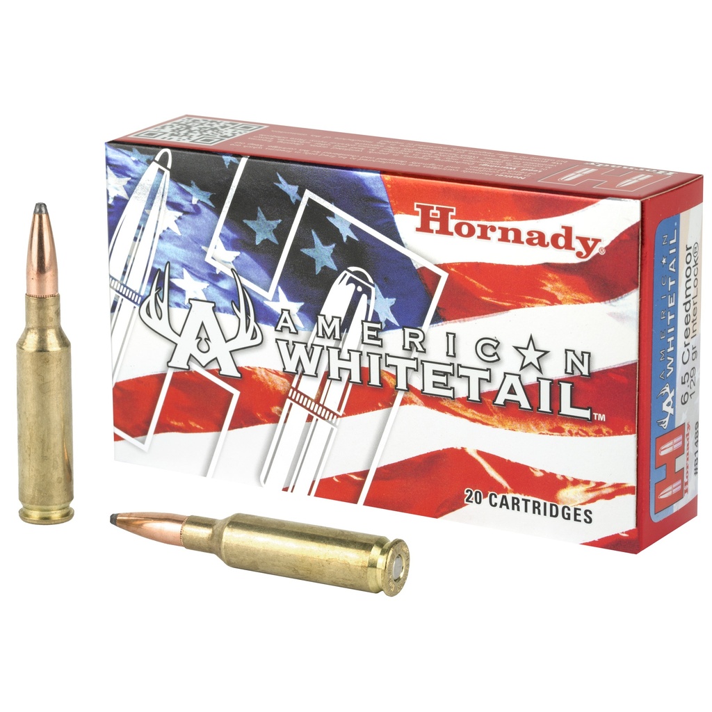 Hornady HRNDY AW 6.5CM 129GR INT 20/200