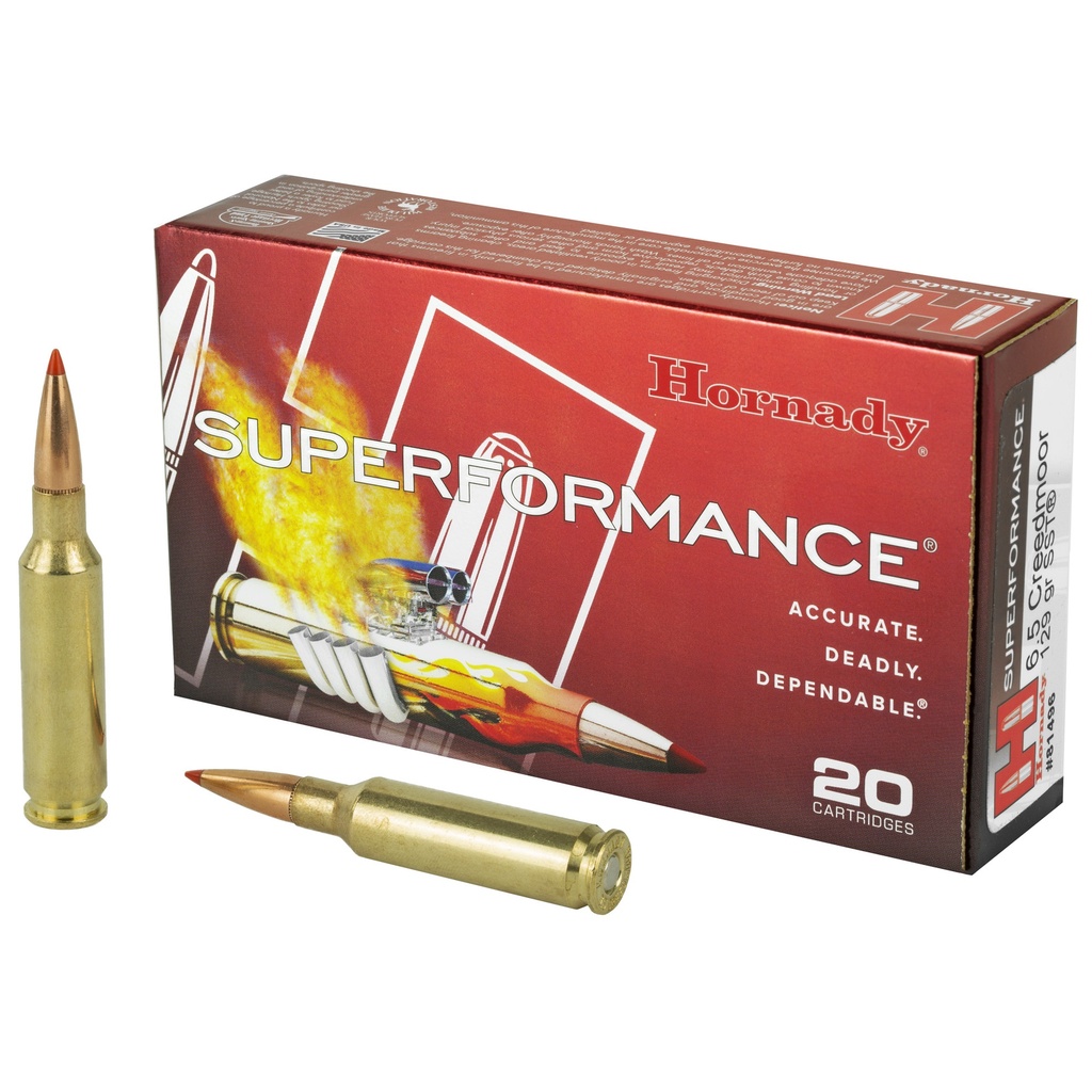 Hornady HRNDY SF 6.5CM 129GR SST 20/200