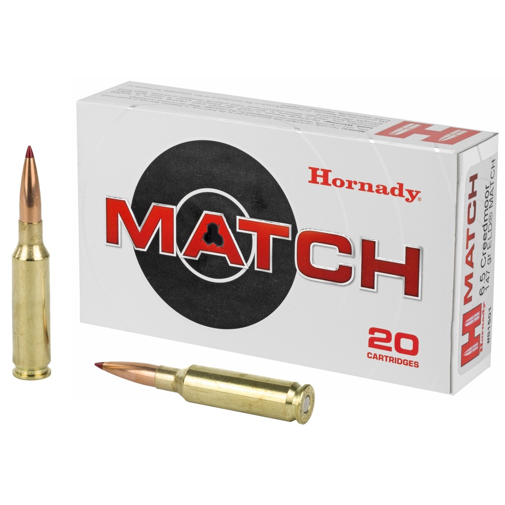 Hornady HRNDY 6.5CM 147GR ELD-M 20/200