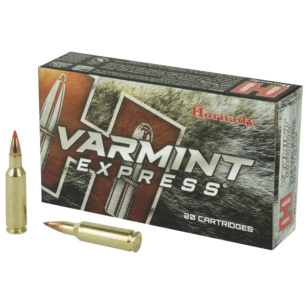 Hornady HRNDY 224VALKYRIE 60GR VMAX 20/200