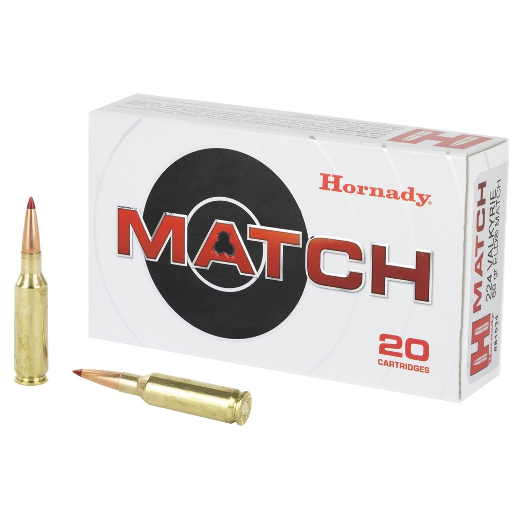 Hornady HRNDY 224 VALKYRIE 88GR ELD-M 20/200