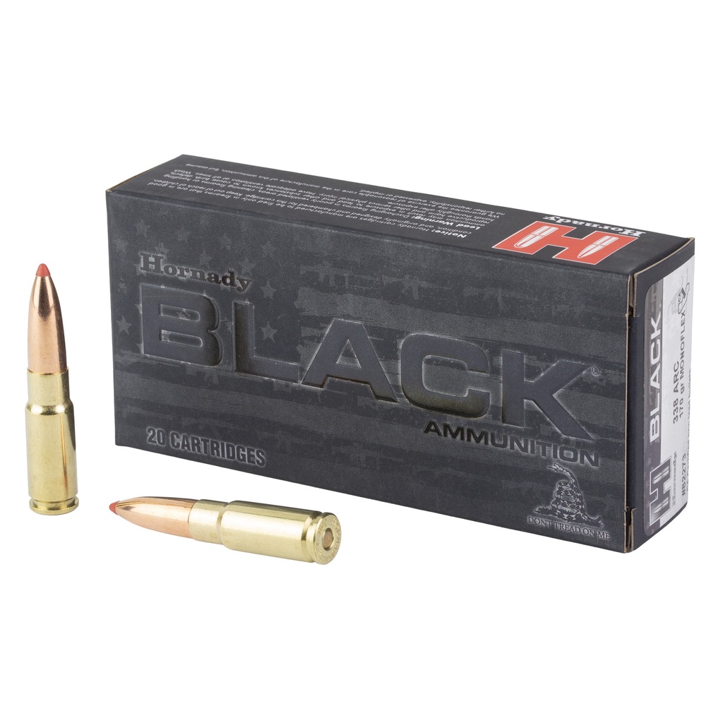 Hornady HRNDY BLACK 338ARC 170GR MFX 20/200