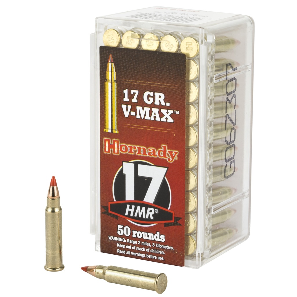 Hornady HRNDY 17HMR 17GR V-MAX 50/2000
