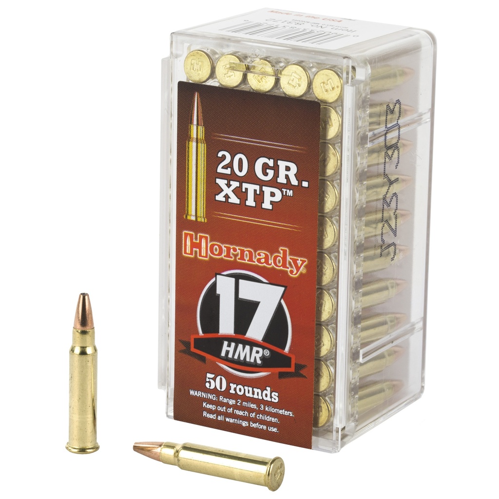 Hornady HRNDY 17HMR 20GR XTP 50/2000