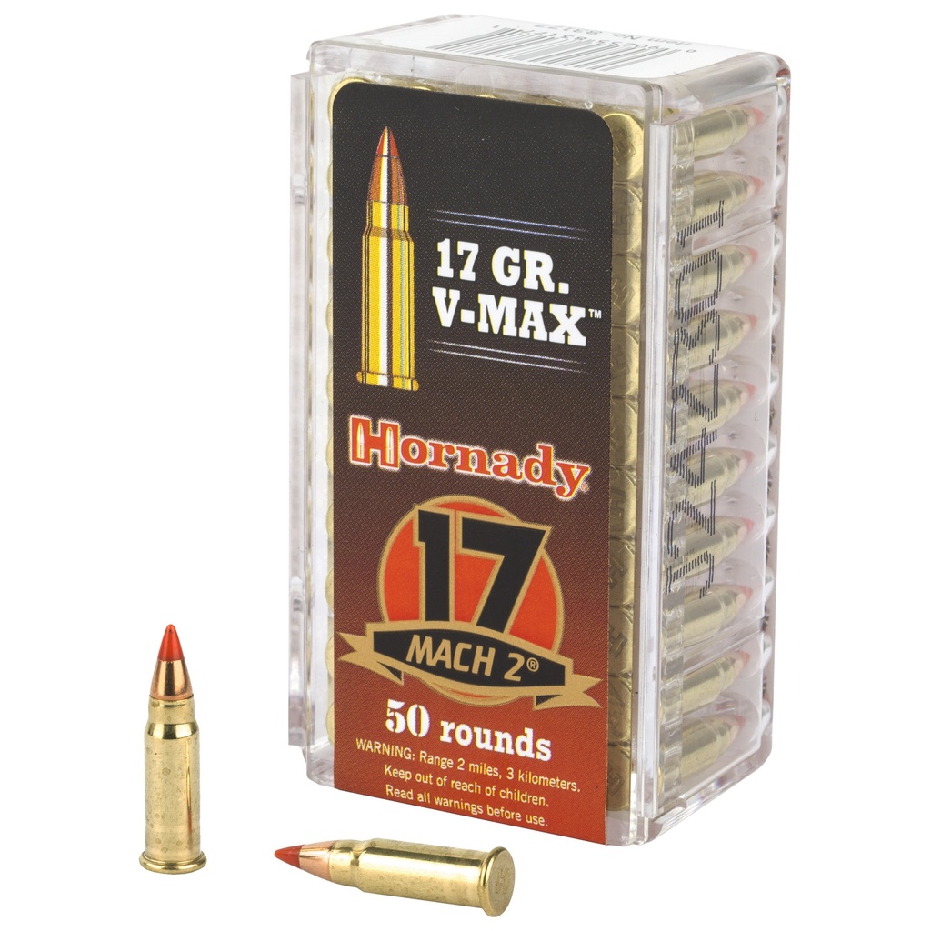 Hornady HRNDY 17HM2 17GR V-MAX 50/5000