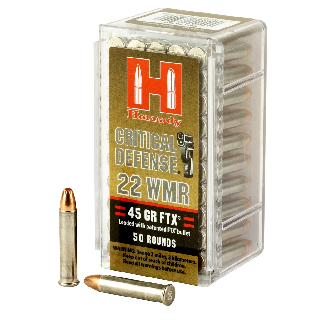 Hornady HRNDY CD 22WMR 45GR FTX 50/2000