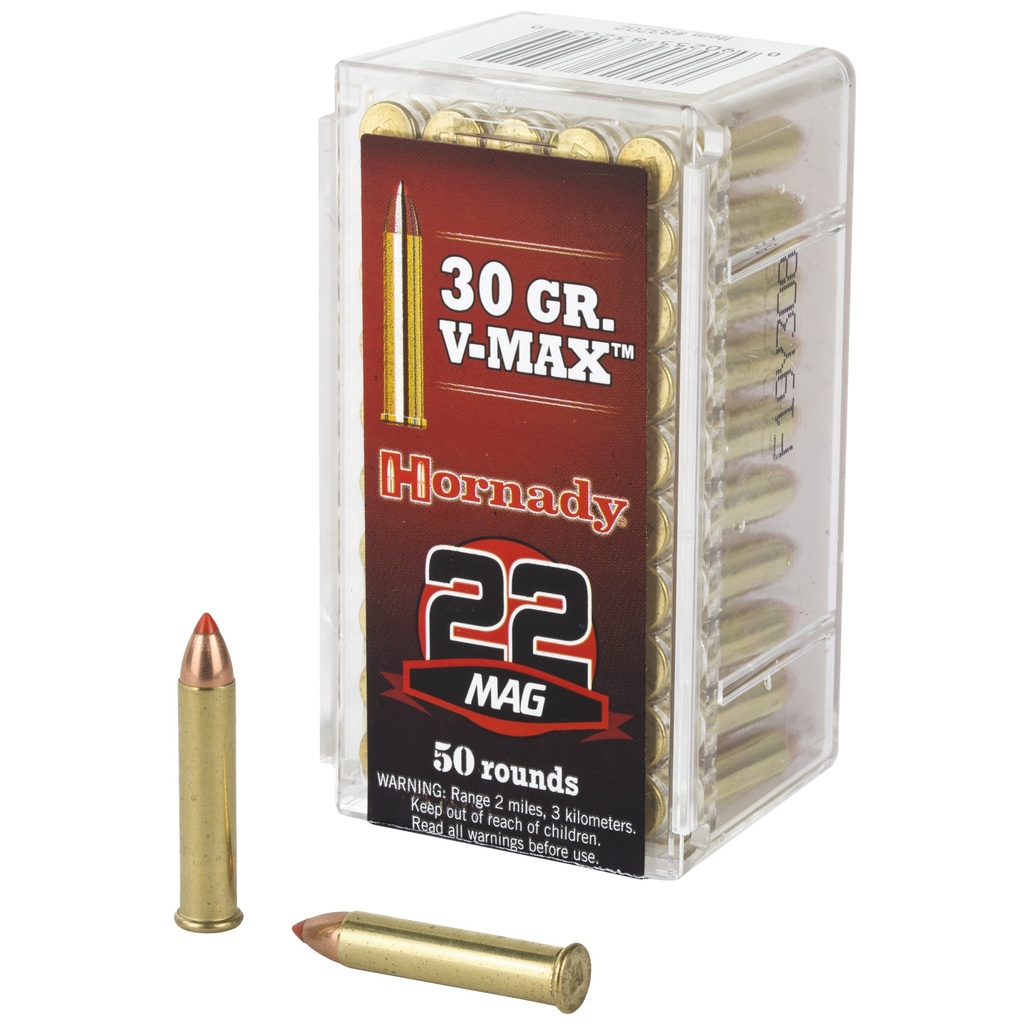 Hornady HRNDY 22WMR 30R V-MAX 50/2000
