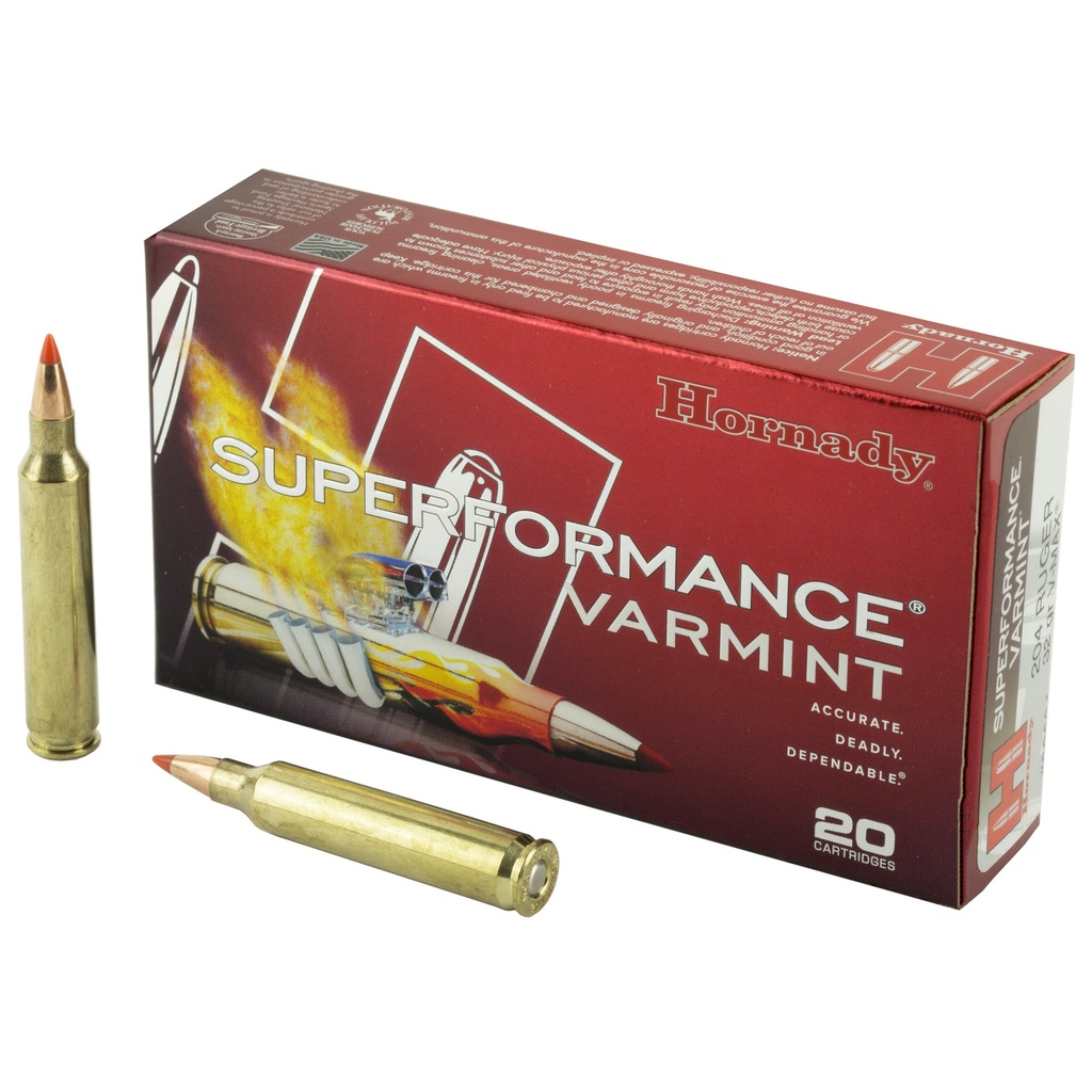 Hornady HRNDY 204RUGER 32GR VMAX 20/200