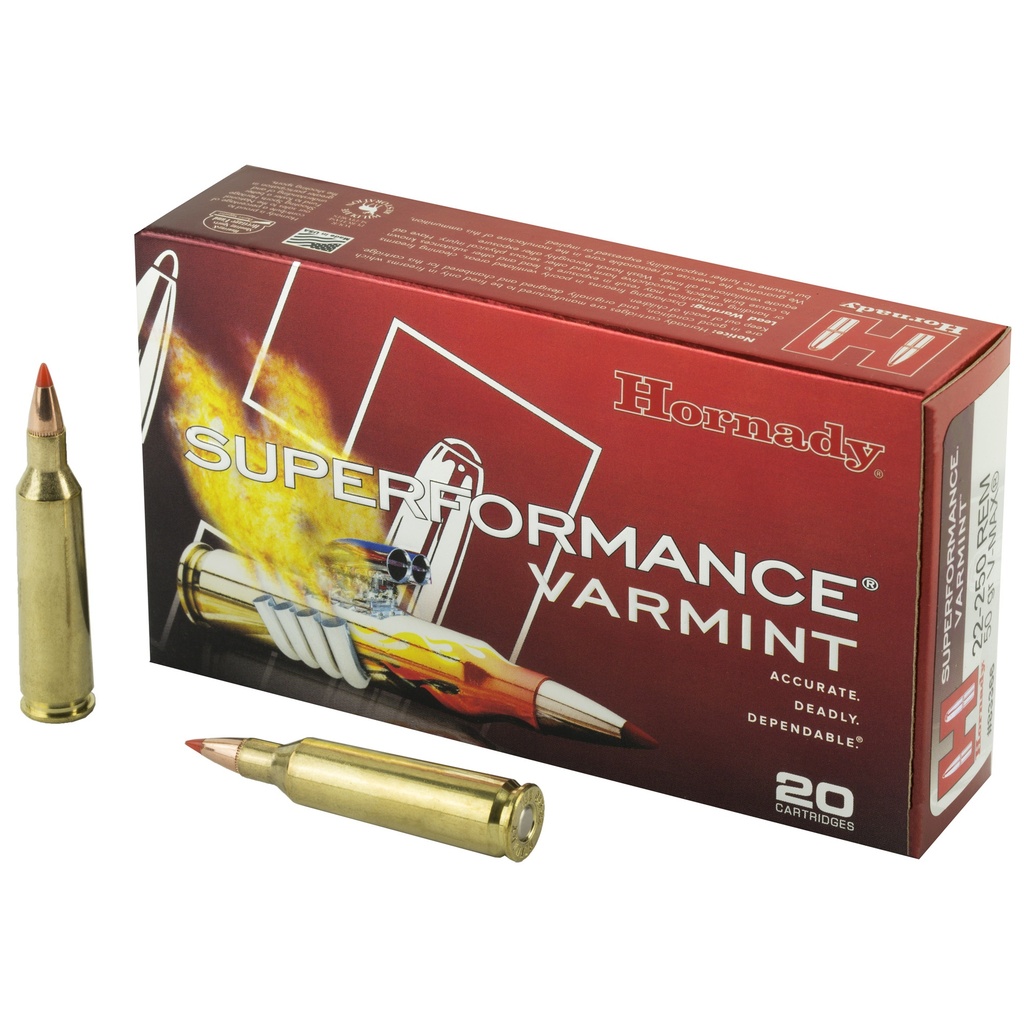 Hornady HRNDY SF 22-250 50GR VMAX 20/200