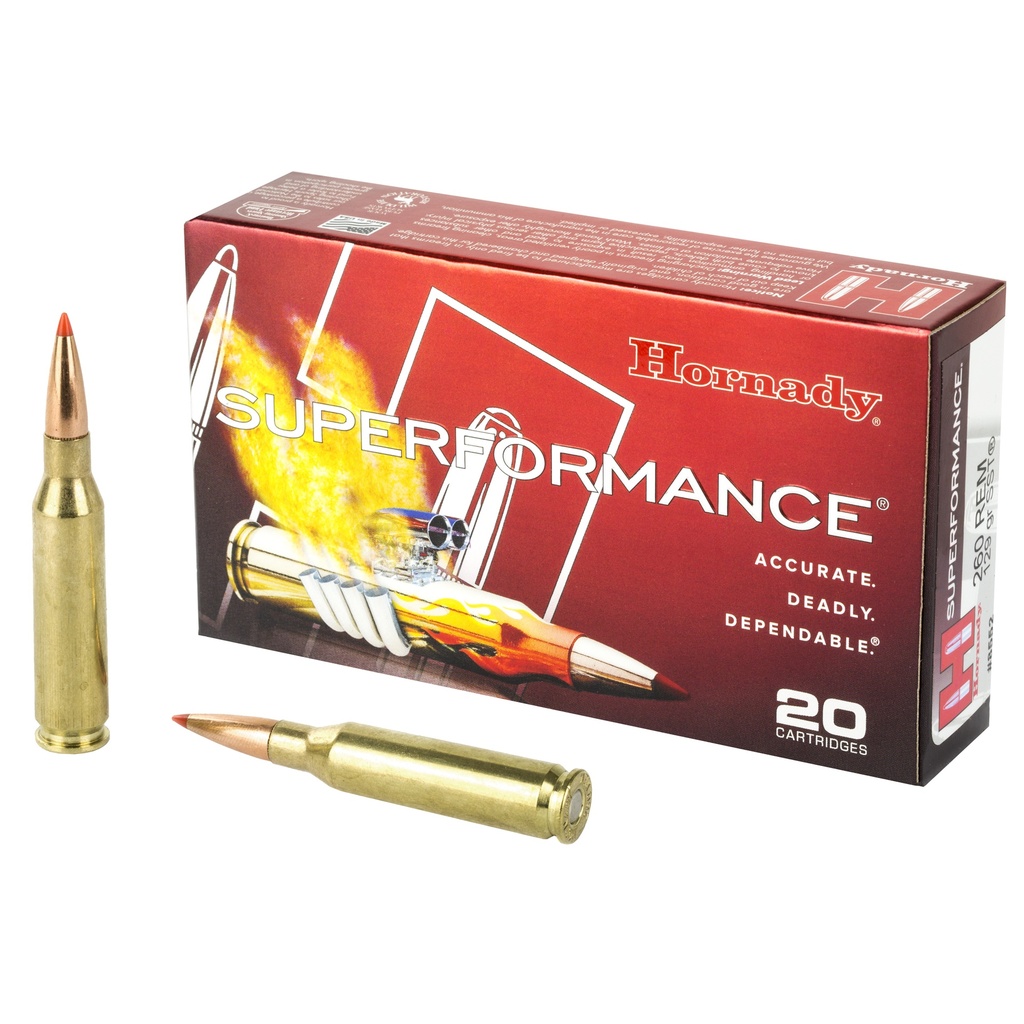 Hornady HRNDY SPF 260REM 129GR SST 20/200