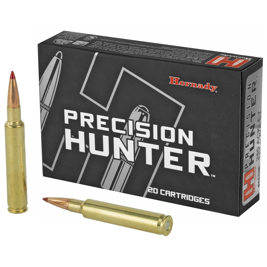Hornady HRNDY PH 280ACKLEY 162G ELD-X 20/200