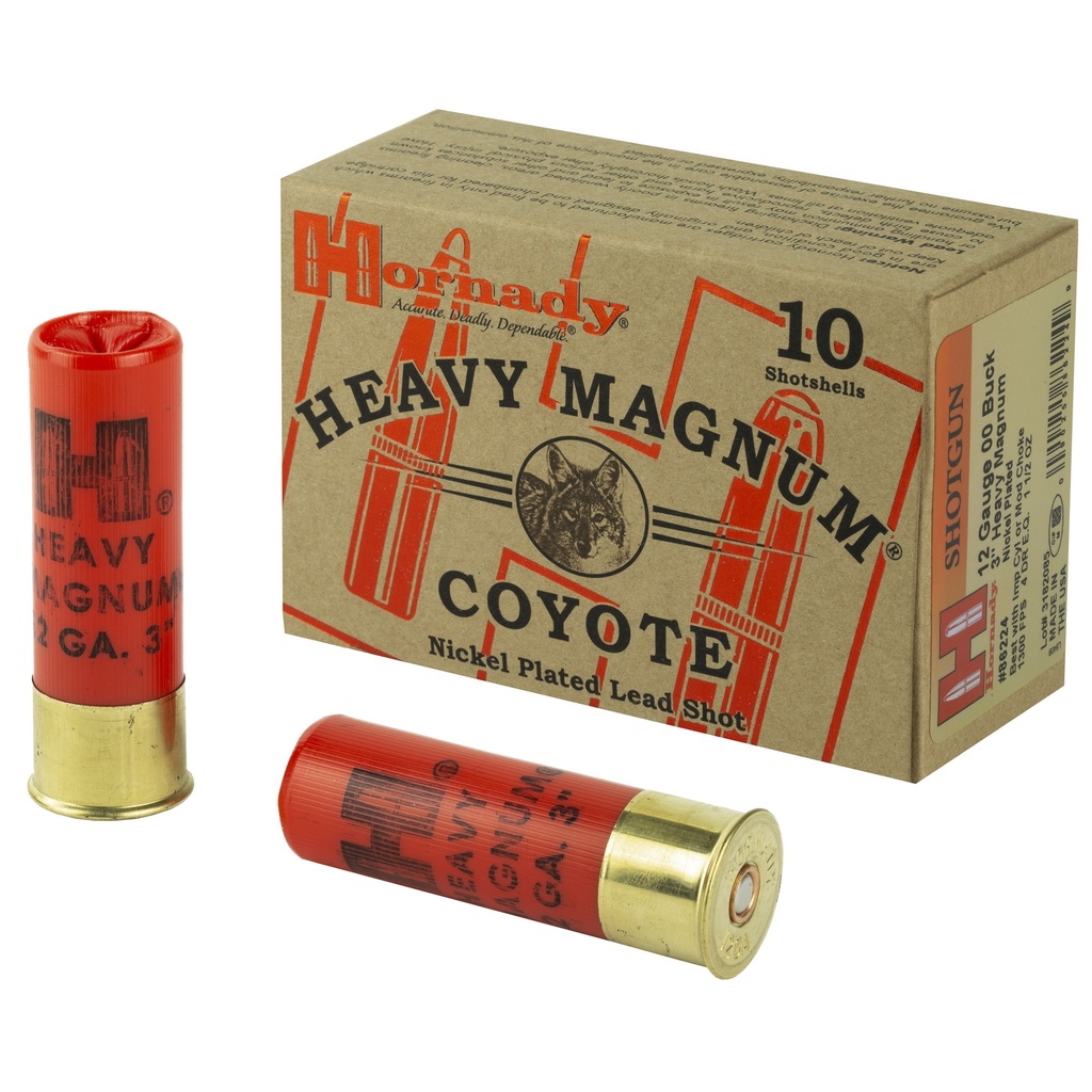 Hornady HRNDY HM COYE 12GA 3" 00 BUCK 10/100