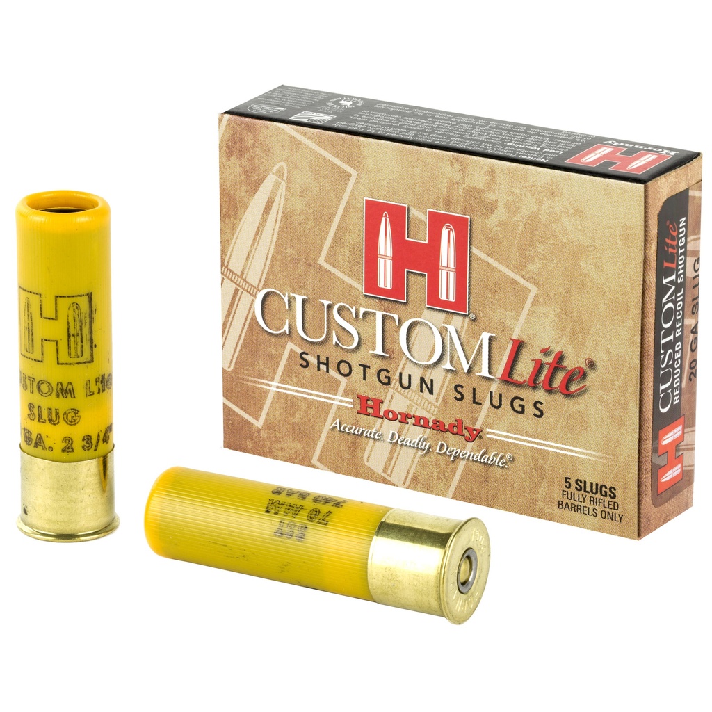 Hornady HRNDY 20GA SLUG 250 FTX LITE 5/100