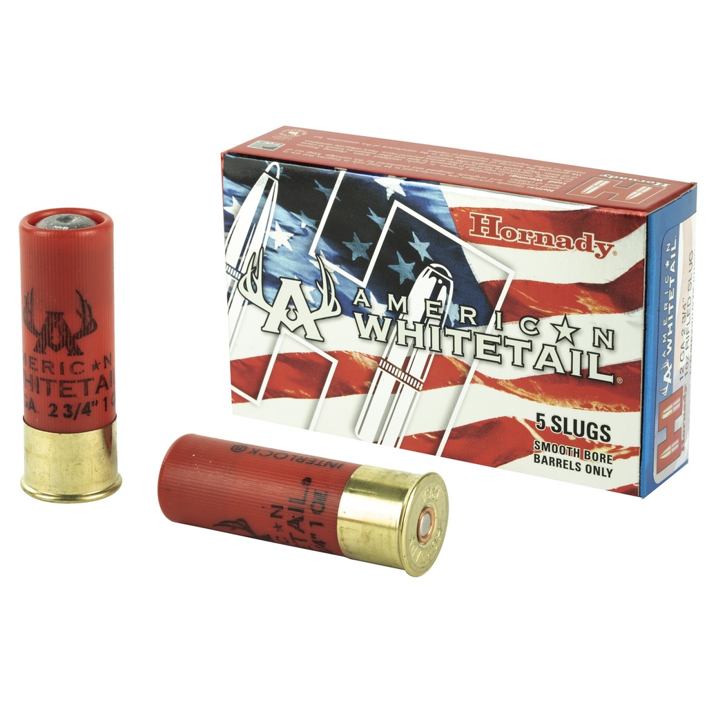 Hornady HRNDY 12GA RIFLED SLUG 1OZ AW 5/100