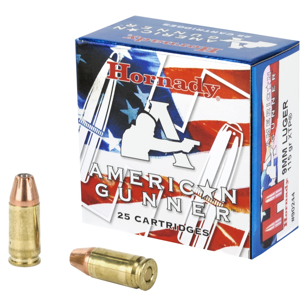 Hornady HRNDY AG 9MM 115GR XTP 25/250